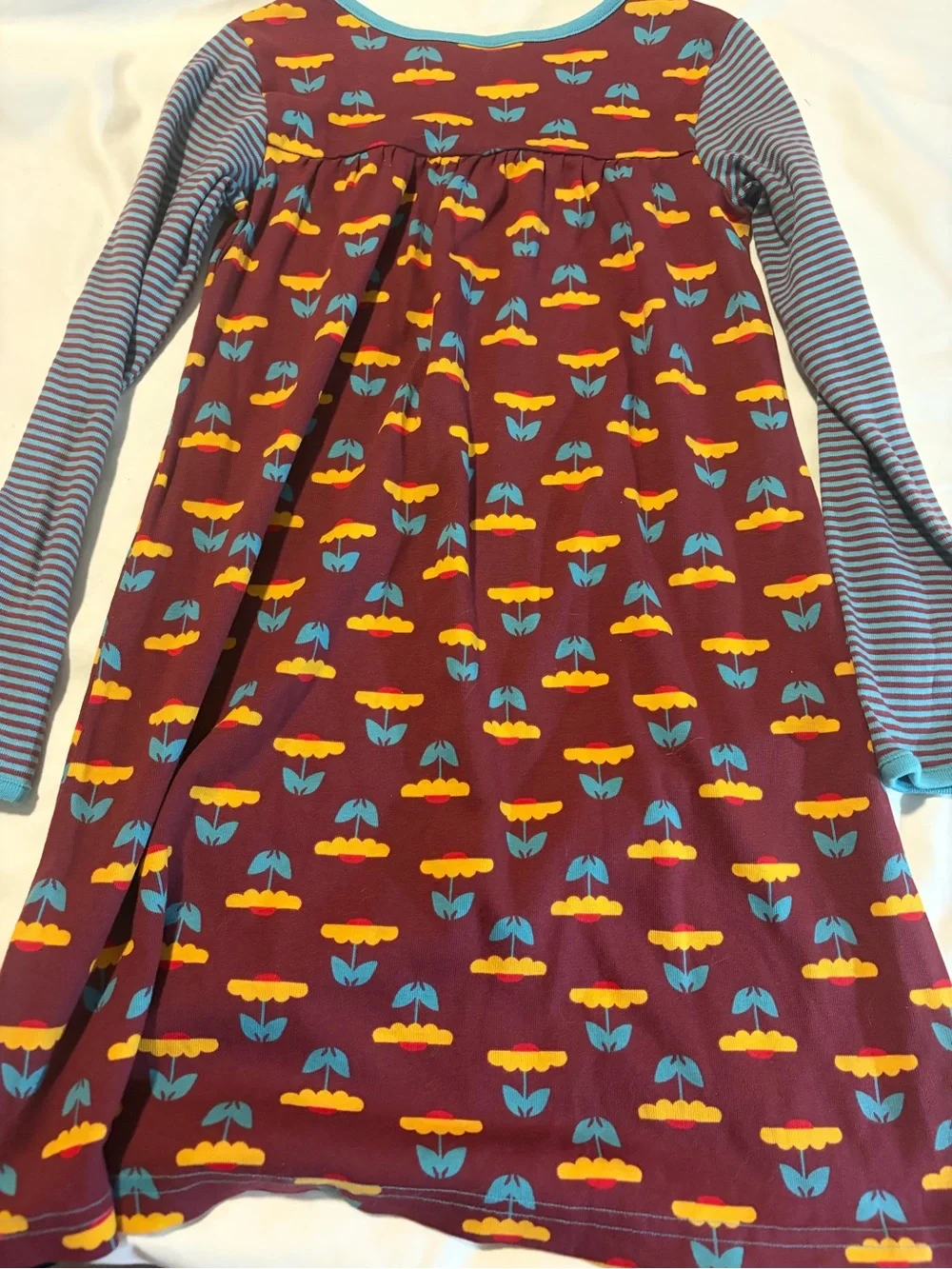 Hannah Andersson size 130 girls fall dress excellent condition